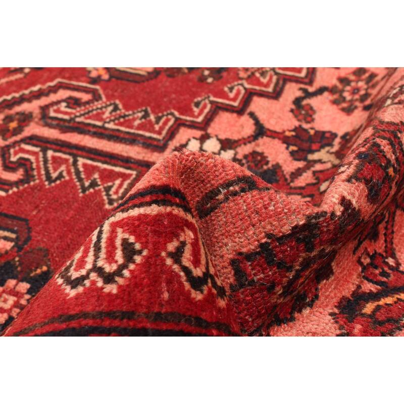 ECARPETGALLERY Hand-knotted Andelz Red Wool Rug - 2'11 x 6'3