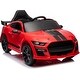 preview thumbnail 5 of 12, Ride On Car with Remote Control, 12V 3 Speeds Battery Powered Electric Vehicle with AUX/USB MP3 Music, LED Lights, Radio