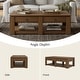 preview thumbnail 10 of 16, Jorge Modern 4-Drawers Coffee Table with 6 Solid Wood Legs by HULALA HOME