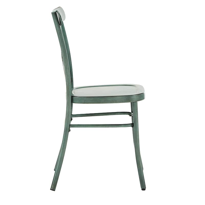 Wilmington II 42" 5-Piece Metal Chair Dining Set by iNSPIRE Q Classic