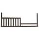 preview thumbnail 1 of 0, Taylor Farmhouse Wood Toddler guardrail, Dusk Gray