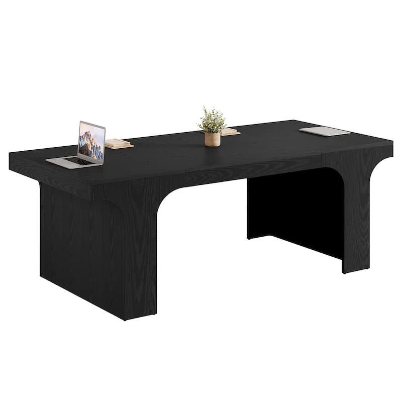 Large Executive Conference Table, Office Meeting Table, Boardroom Computer Writing Desk Workstation Accent Table