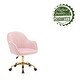 preview thumbnail 36 of 41, Porthos Home Xenos Swivel Velvet Office Task Chair