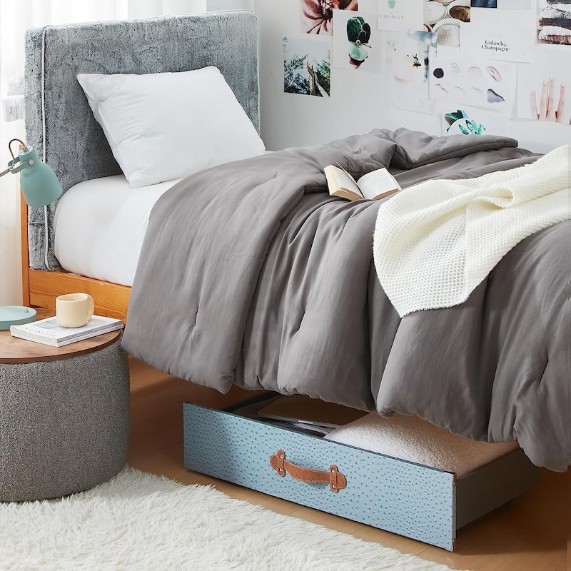 Texture® Brand - Rolling Under Bed Storage Drawer by DormCo