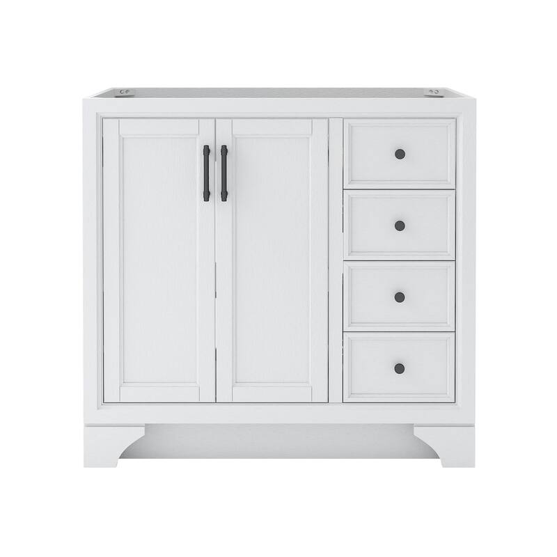 CRAFT + MAIN LCVT3722D-QCB Lanagan 36" Free Standing Single Basin