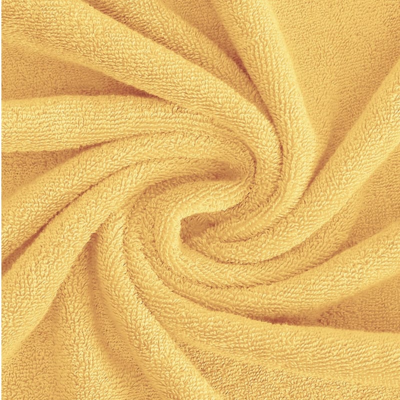 Feather and Stitch NY 650 GSM Premium Cotton 6 Piece Towel Set Super Absorbent Quick Dry Spa Quality