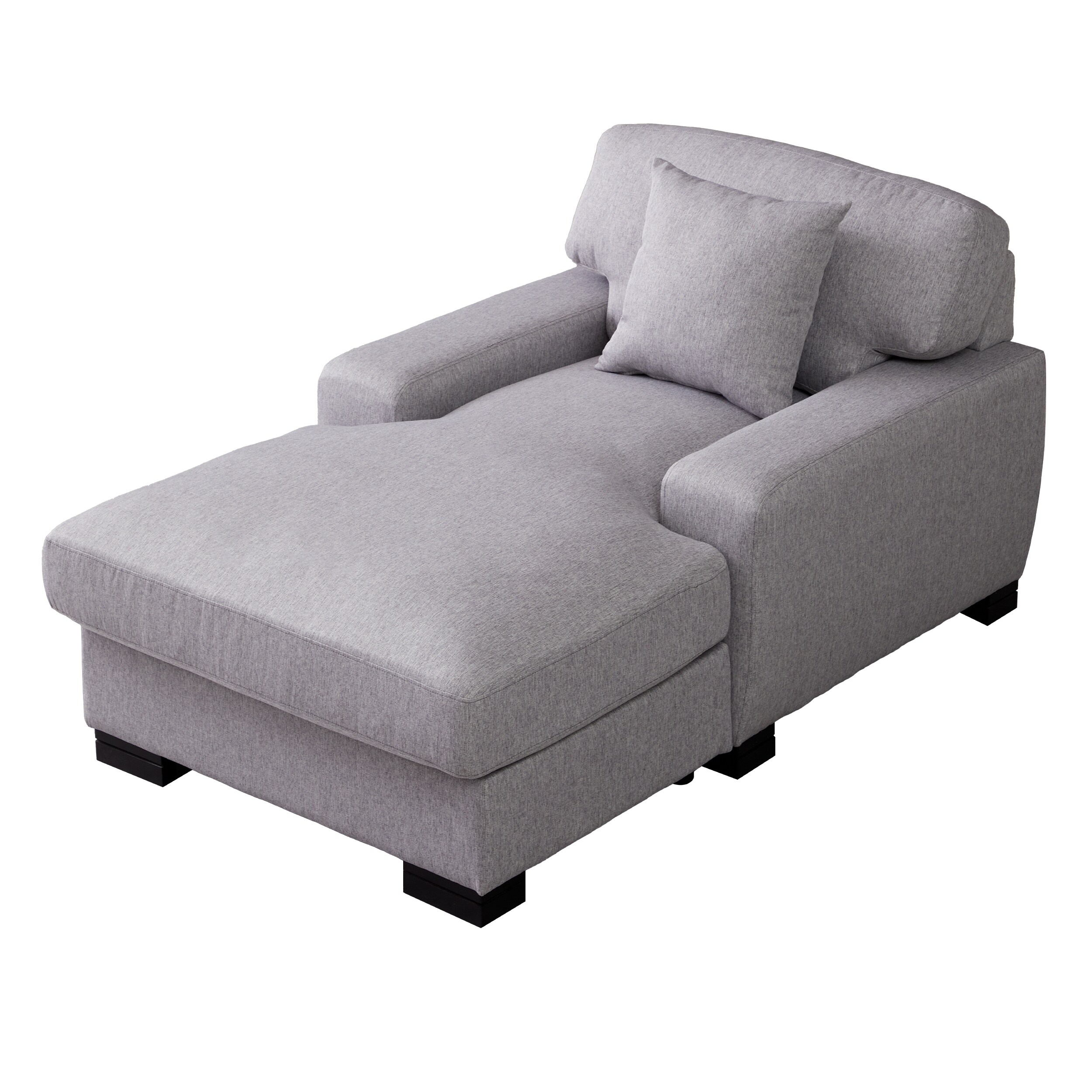 Grey chaise sales lounger