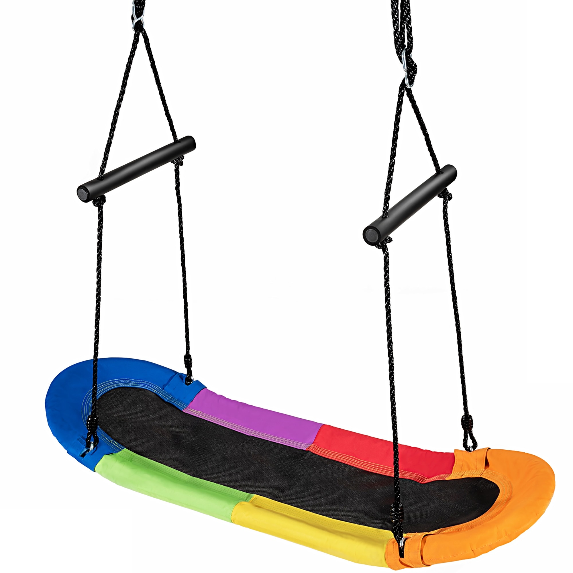 Costway Saucer Tree Swing Surf Kids Outdoor Adjustable Oval