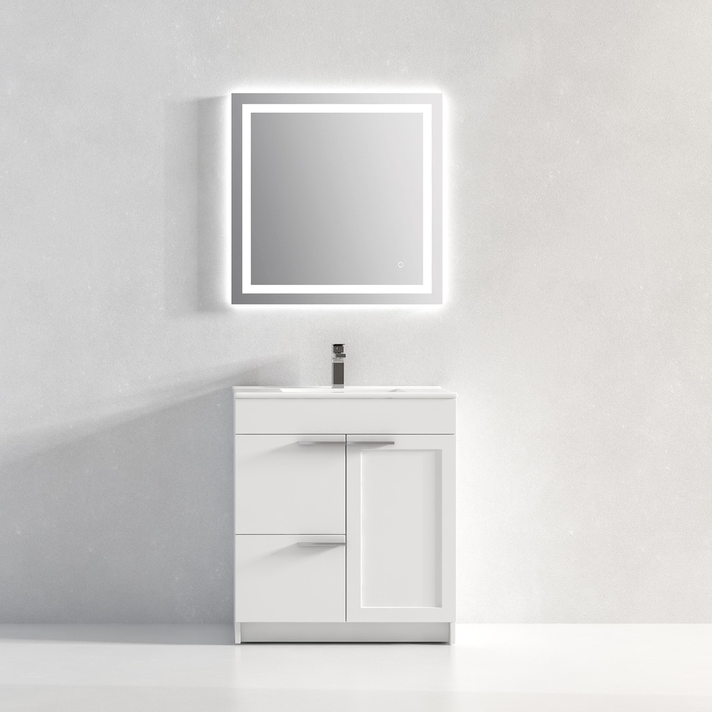 Blossom Hanover 30 Inch Bathroom Vanity with Topmount Ceramic Sink