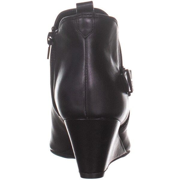 anne klein wedge ankle boots