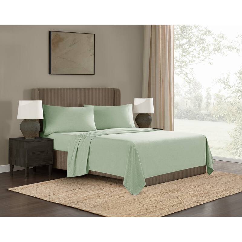 Frye Dusted Denim CVC Sheet Set