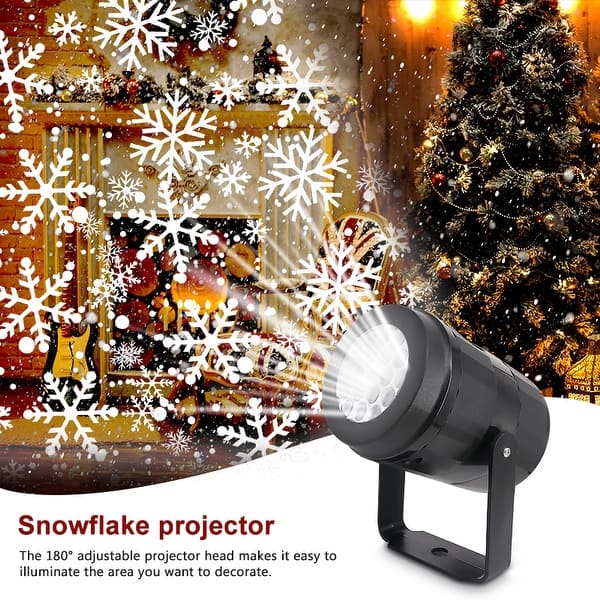 Snowfall Projector LED Lights Projection Lamp for Holiday New Year Christmas Party - - 32367831