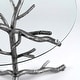 preview thumbnail 11 of 16, 247 Shop At Home Lalia Modern Hammered Metal Tree Branch Side Table