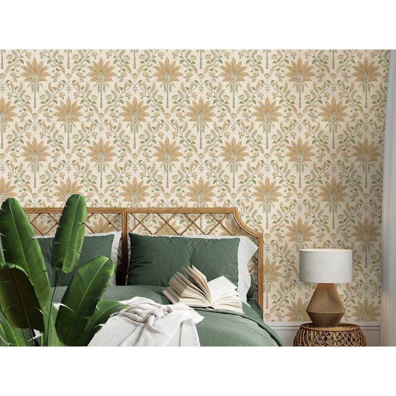 Ariara Palm Trellis Non-Pasted Wallpaper - Covers 56 Square Feet