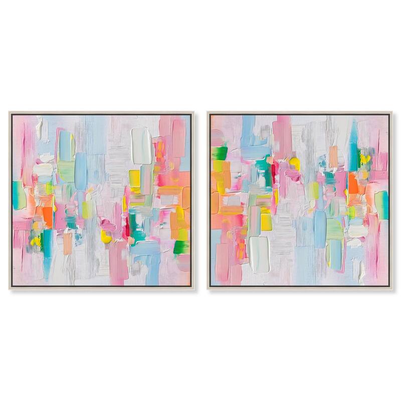 Turbulence II Canvas by Art Remedy - 20" x 20" - Gold