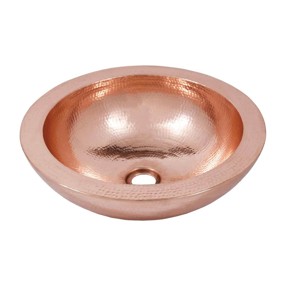 Laguna Hand Hammered Copper Vessel Bathroom Sink