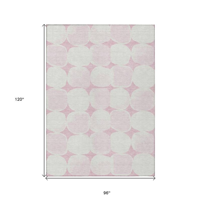 HomeRoots Abstract Transitional Rectangle Outdoor Rug