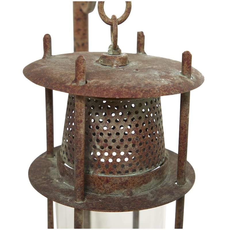 Metal Candle Lantern - Copper - Roche River Decor