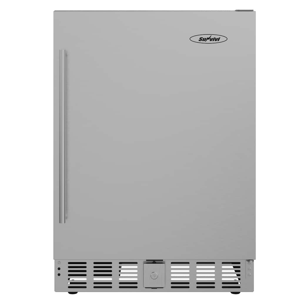Outdoor & Indoor 5 Cu. Ft. Stainless Steel Refrigerator
