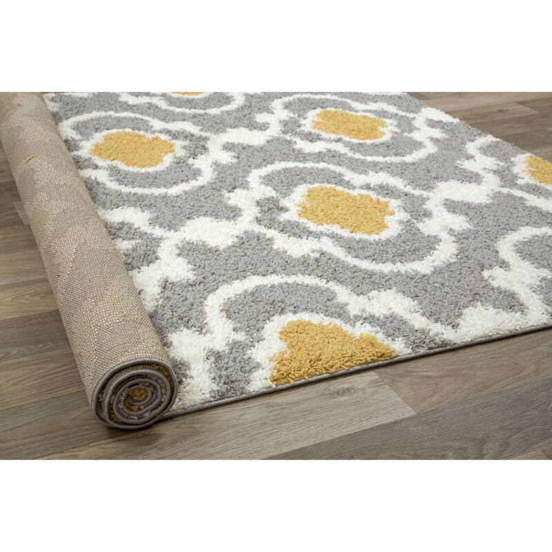 Porch & Den Touro Trellis Shag Area Rug