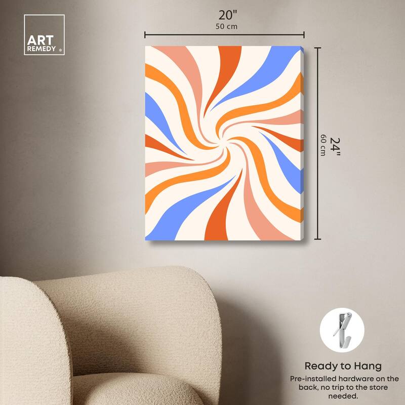 Carnaval Retro I Canvas by Art Remedy, Gallery Wrapped