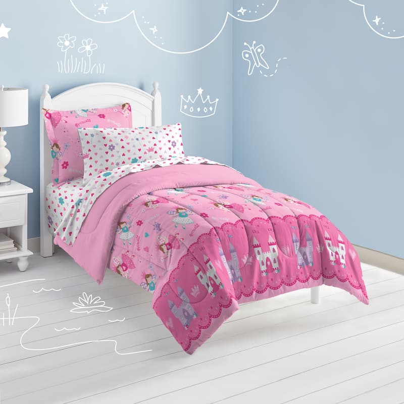 Dream Factory Magical Princess 4-piece Toddler Comforter Set