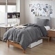 preview thumbnail 9 of 9, Yoga Pants® - Coma Inducer® Oversized Cooling Comforter Set - Steel Gray Twin XL