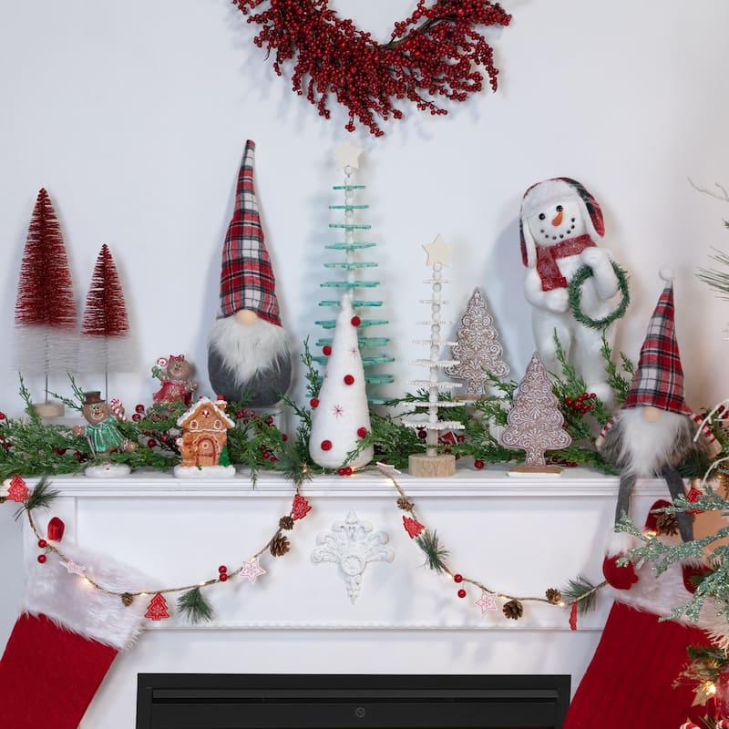 Iced Berries Pine Artificial Christmas Garland 5' x 10" Unlit