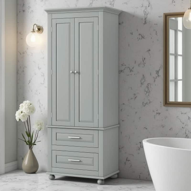 Option Grey 2 Drawers