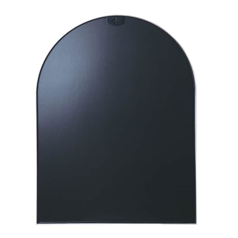 30x36 Inch Metal Framed Arched Bathrrom Mirror for Wall
