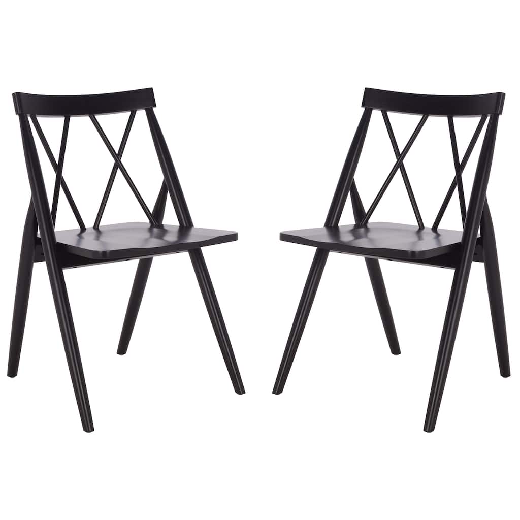 SAFAVIEH HOME Gayle Dining Chair (Set of 2) - 22"W x 22"D x 34"H