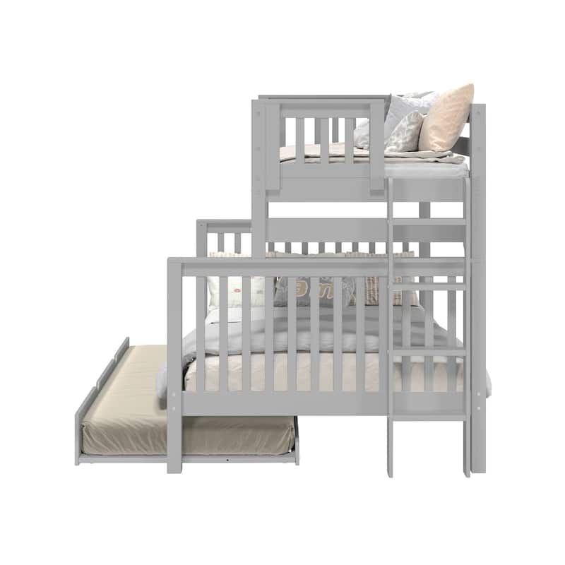 Taylor & Olive Trillium Twin over Full Bunk Bed Ladder, Twin Trundle