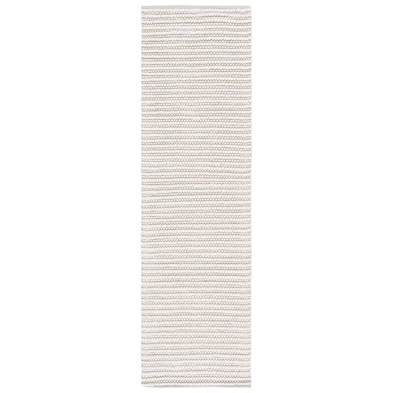 SAFAVIEH Handmade Natura Klodjana Wool Rug - 2'3" x 8' Runner - Ivory
