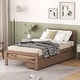 preview thumbnail 3 of 6, Twin Size Platform Bed Frame with Under-Bed Storage Drawers and Modern Clean Design