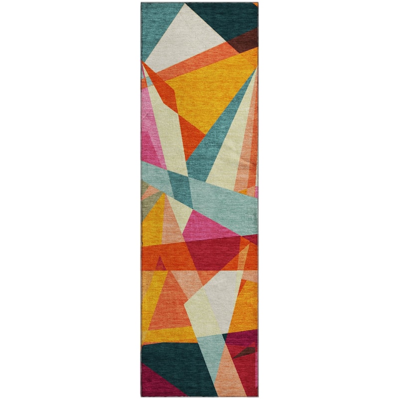 Premium Washable Super Soft Abstract Geo Mayfield Rug