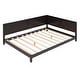 preview thumbnail 23 of 25, Full Size Wood Daybed, No Box Spring Needed Platform Bed, Easy Assembly Upholstered Bed for Lawn Living Room Bed Room Panel Bed