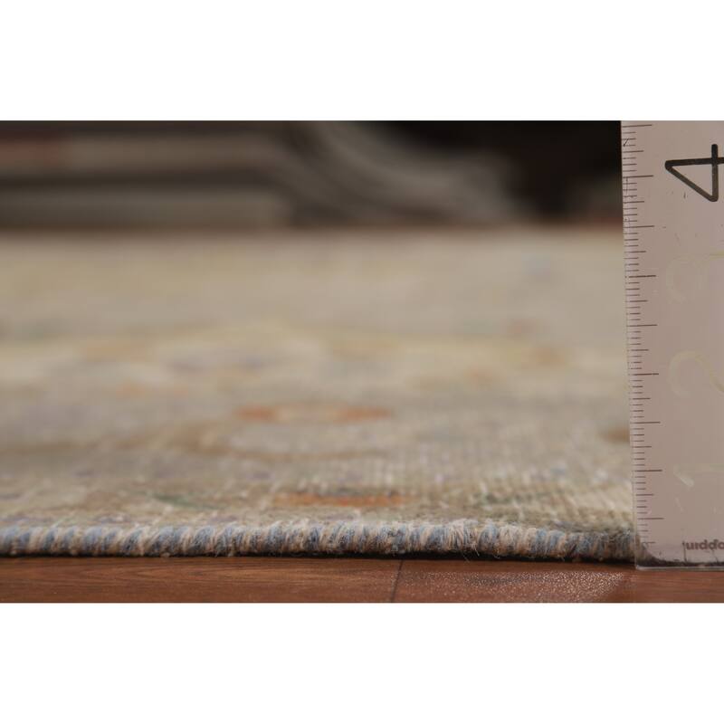 Tabriz Persian Vintage Area Rug Handmade Wool Carpet - 9'6" x 12'7"