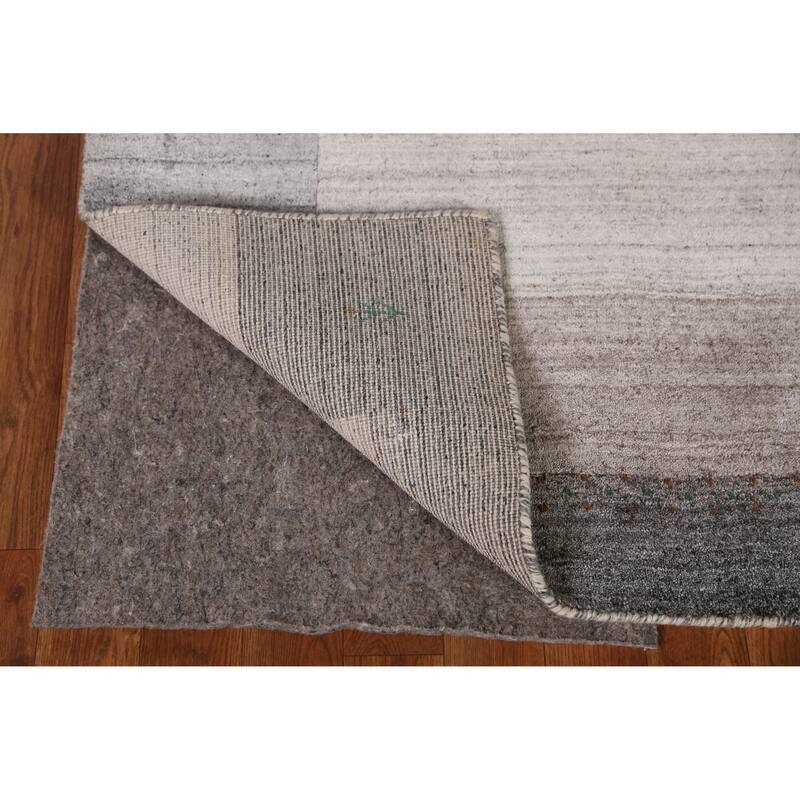 Bege Tribal Gabbeh Indian Area Rug Handmade Wool Carpet - 5'3" x 7'7"