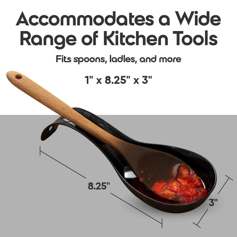Omniware Simsbury Spoon Rest - 8.25” L x 3” W x 1” H