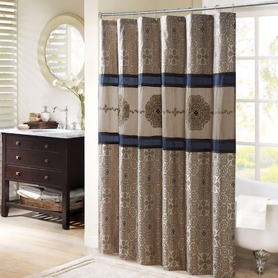 Embroidered Shower Curtain