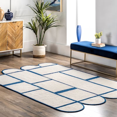 Nuloom Jolynn Modern Braided Shapes Indoor/Outdoor Area Rug