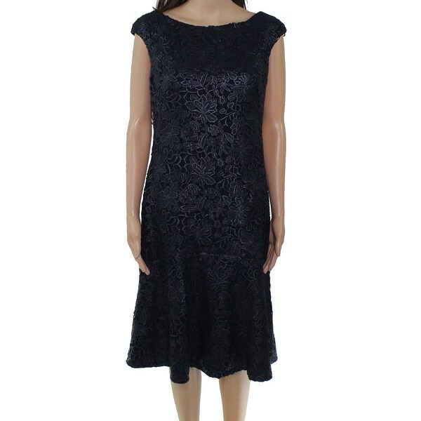 midnight blue casual dress