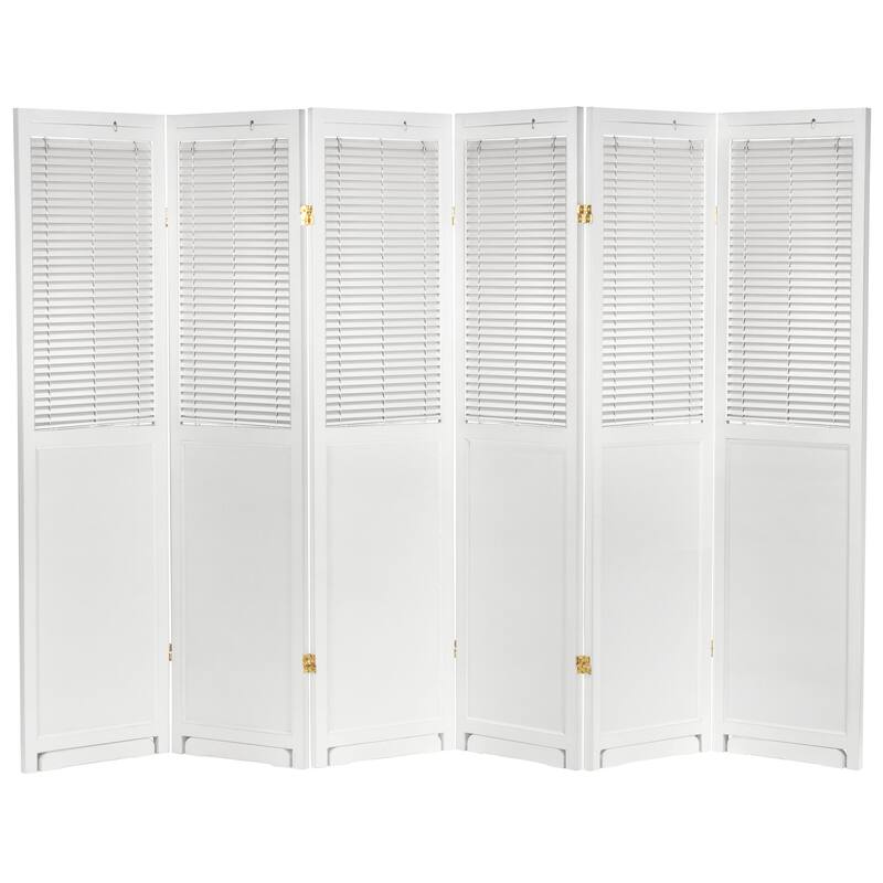 6 ft. Tall Adjustable Shutter Room Divider Bed Bath & Beyond 33060788