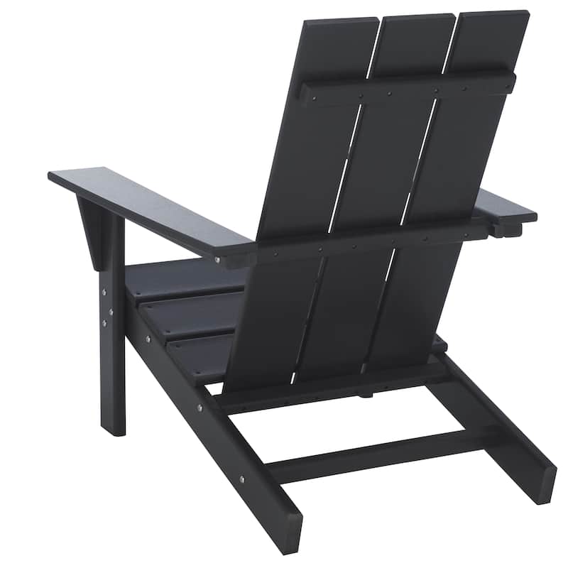SAFAVIEH Outdoor Living All Weather Adirondack Chair - 29"W x 32"D x 33"H
