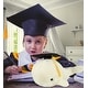 preview thumbnail 6 of 4, DolliBu White Whale Large Graduation Plus with Cap with Tassel Outfit - 13 inches
