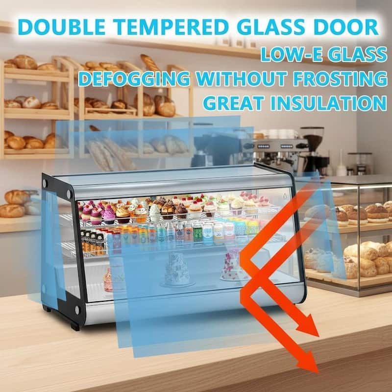 8.1Cu.Ft Refrigerated Display, with LED Lighting