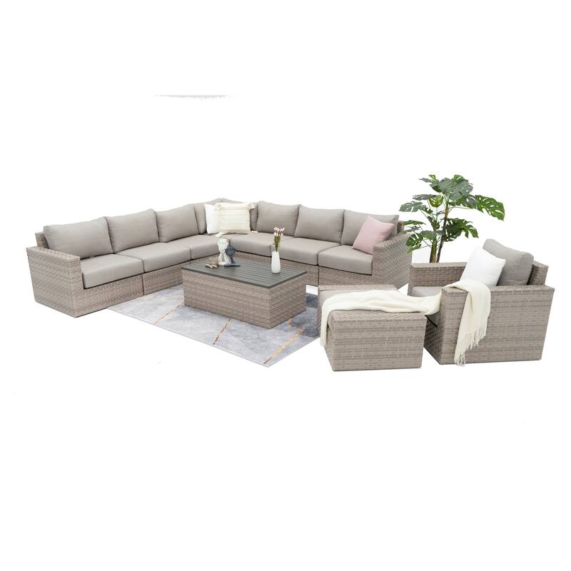 Avalon Bay 10-piece Deep Seating Sectional