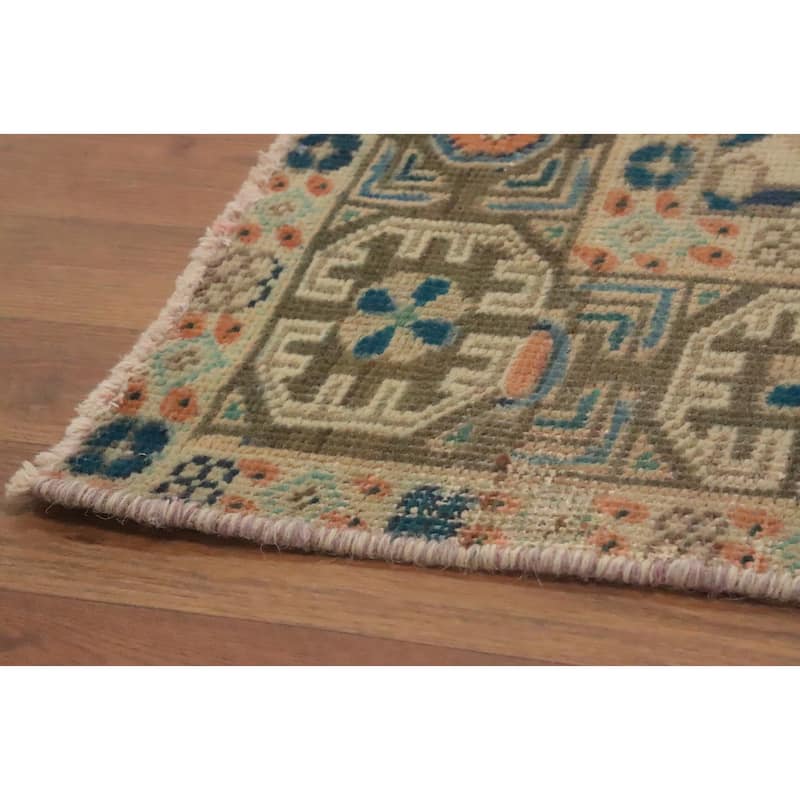 Hand Knotted Oriental 100% Wool Carpet Traditional Medallion Brown Tabriz Area Rug - 6' 4'' X 4' 10''