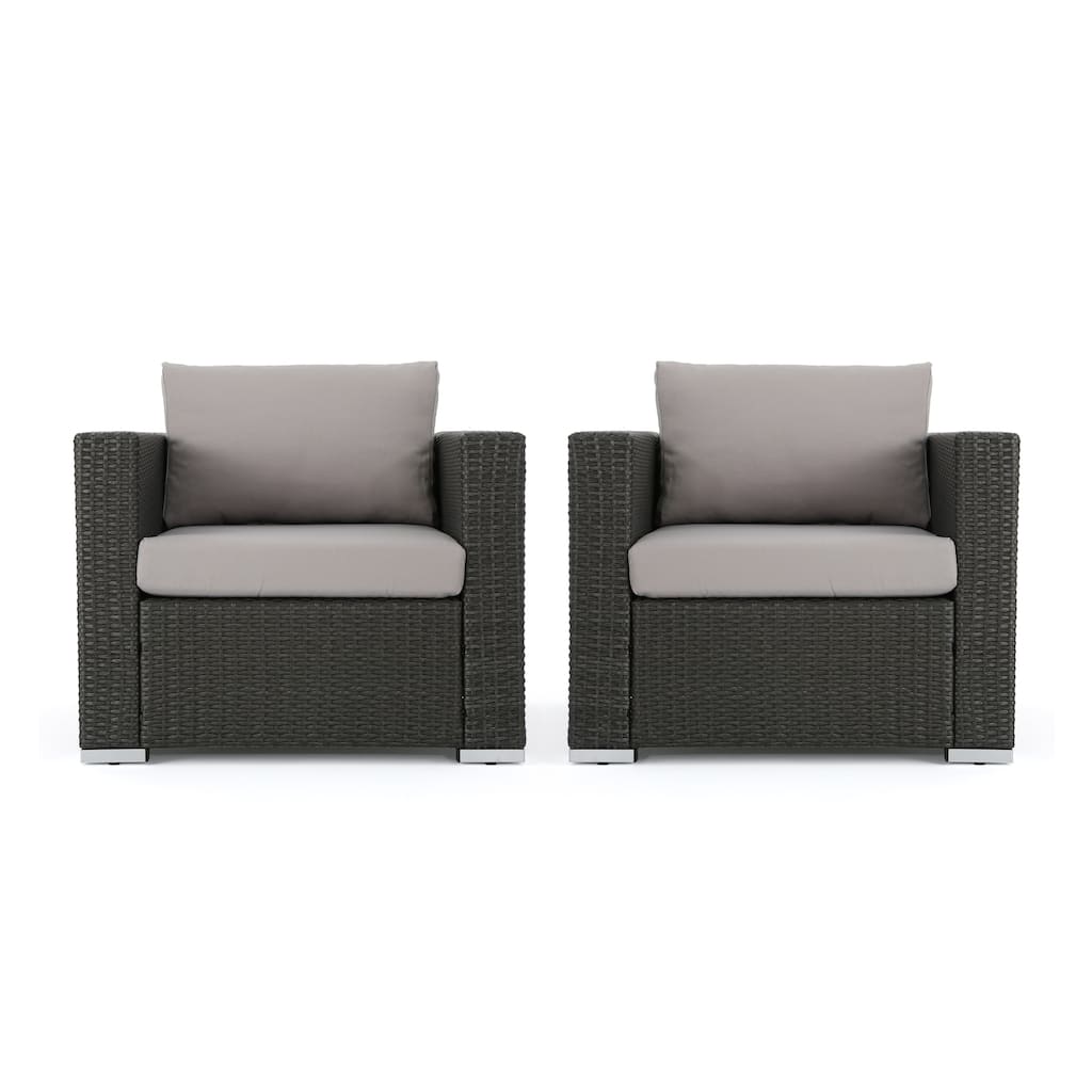 Santa Rosa Wicker Outdoor Club Chair by Christopher Knight Home