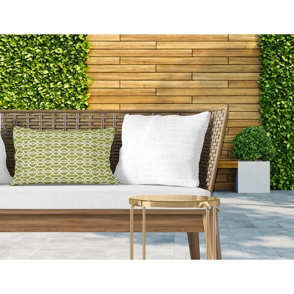 chartreuse lumbar pillow